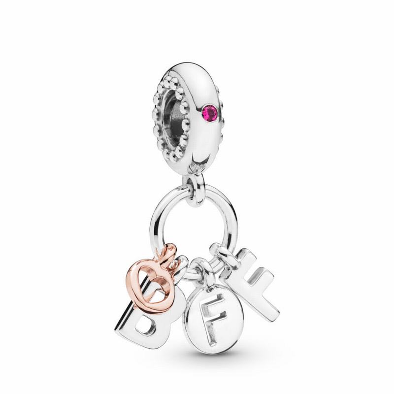 Pandora Australia Best Friends Forever Dangle Charm - Pandora Rose™ | OMVPIT463